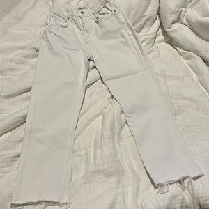 Agolde white jeans